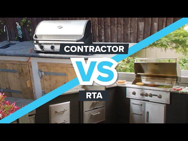 Discover the Differences: Contractor vs. RTA Outdoor Kitchen