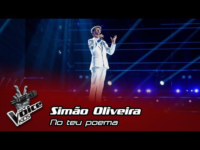 Simão Oliveira - "No Teu Poema" | Final | The Voice Kids