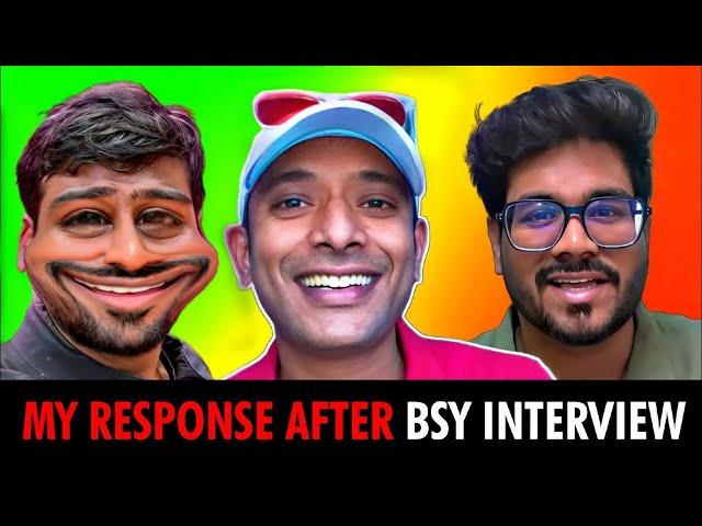 MY RESPONSE TO BHAYYA SUNNY YADHAV  AFTER THE INTERVIEW about @NaaAnveshana issue