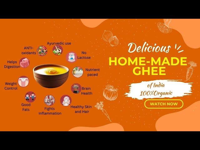 "Pure Desi Cow Ghee: Health Benefits & Daily Uses | Govidham Organic Ghee"