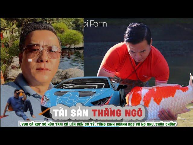 THẮNG NGÔ  - ‘Vua cá Koi’ sở hữu trại cá lên đến 30 tỷ, từng kinh doanh BĐS và nợ như ‘chúa Chổm’