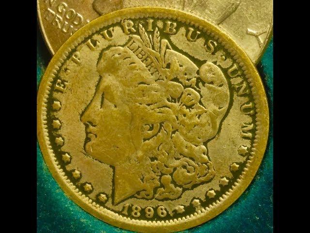 1896 Morgan Dollar (90% Silver- 10 Million Produced With No Mint Mark)