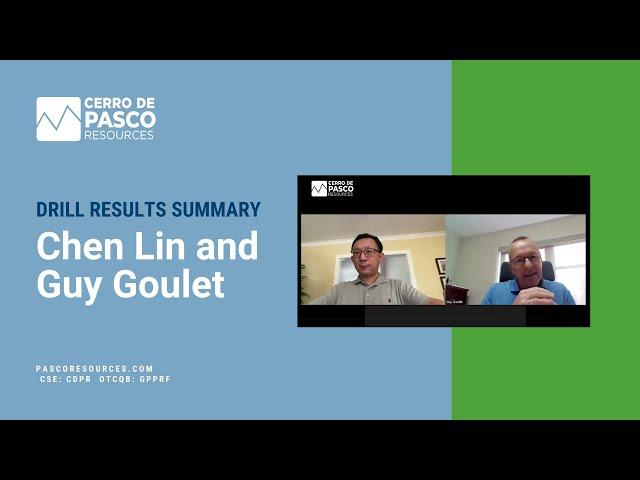 Discussing the latest drill results from the Quiulacocha Tailings Project with Chen Lin | Dec 2024