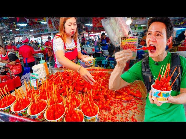 Thai Street Food Tour!!  BEST FOOD at Chatuchak Weekend Market, Bangkok!