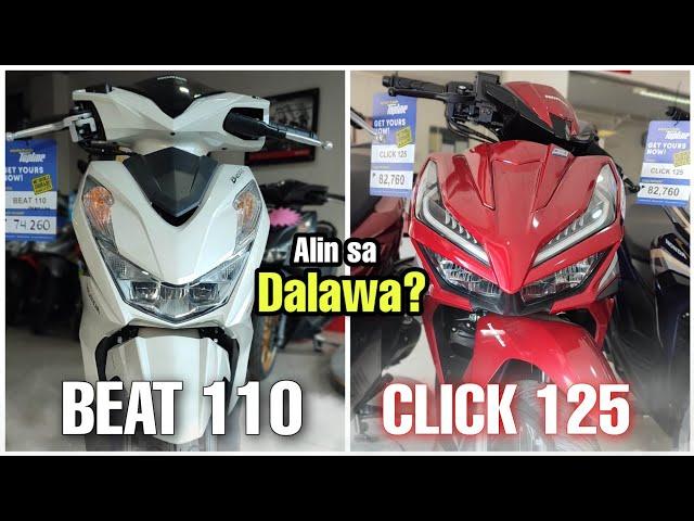 HONDA CLICK  125 V3 O HONDA BEAT  110 V3? ALIN ANG PIPILIIN MO? ALIN ANG MAS SULIT BILHIN?