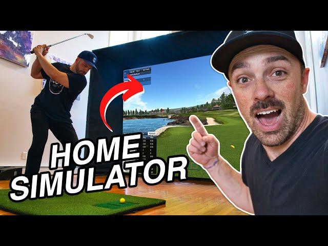 AFFORDABLE (AND EASY) HOME GOLF SIMULATOR BUILD