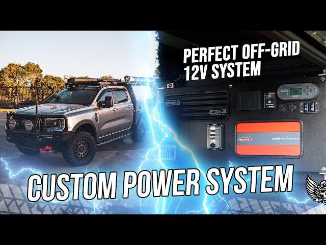 FULLY Custom Off-Grid 12V Power System for travelling around Australia | Next-Gen Ranger Walkthrough