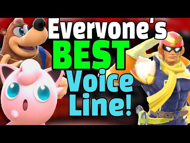 Every character's BEST voice line in Smash Bros Ultimate