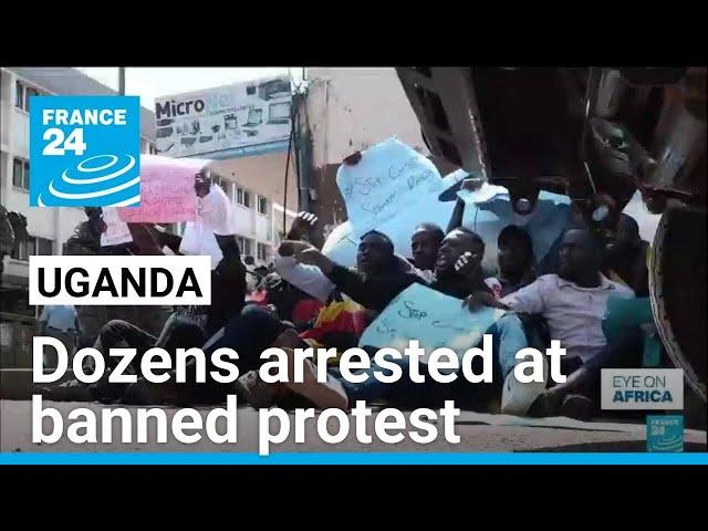 Ugandan security forces detain dozens amid anti-corruption protests • FRANCE 24 English