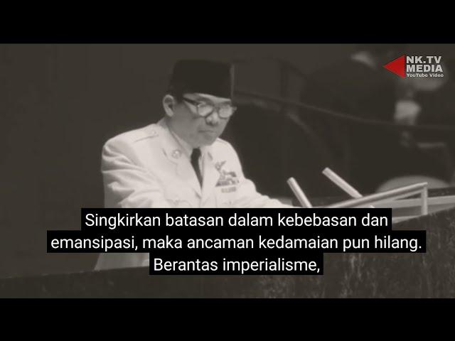 Pidato Soekarno dimarkas PBB Tahun 1960 "Imperialisme & Irian Barat"