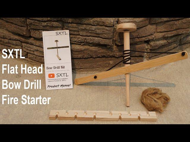 SXTL Flat Head Bow Drill Fire Starter