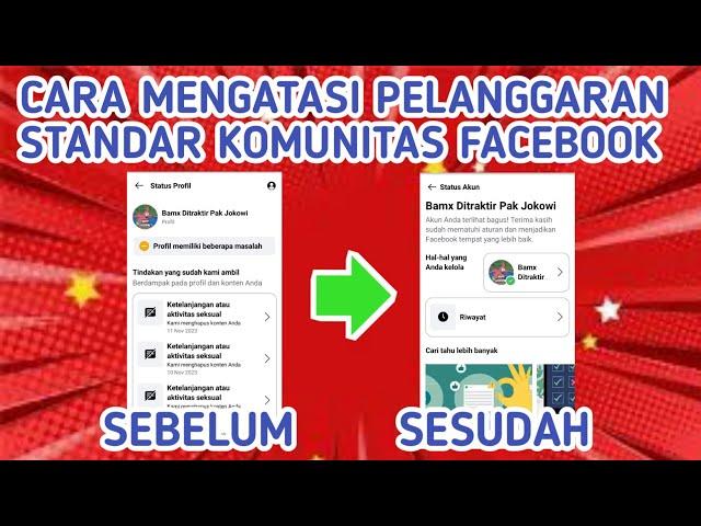 Cara mengatasi pelanggaran standar komunitas facebook @BamxYouTube