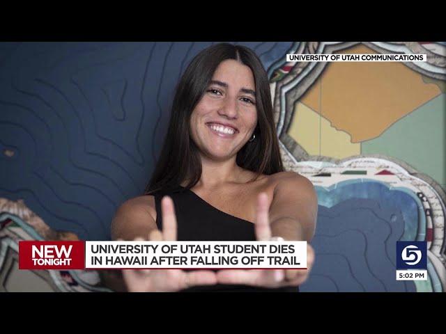 University of Utah student dies in Hawaii falling off trail, police say