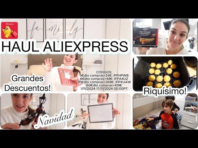 Vlog Especial HAUL ALIEXPRESS con COSAS IDEALES!/Navidad/IDEA CENA LIDL