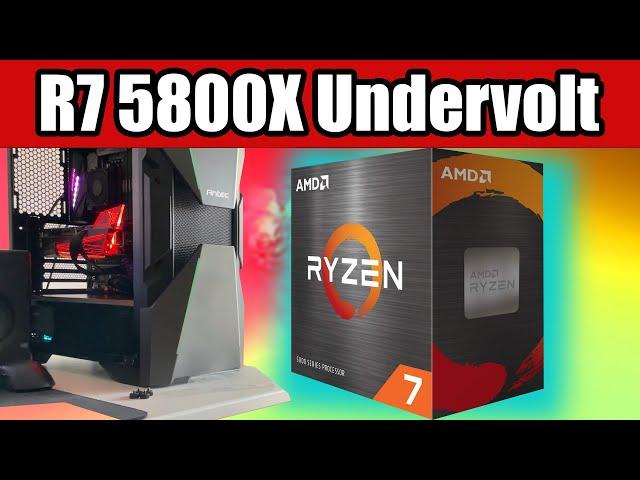 Undervolt your Ryzen 7 5800X for more FPS and Lower Temperature!