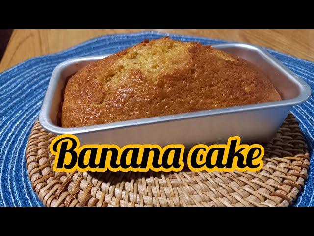 Fluffy Banana cake:paano gumawa ng banana cake recipe??