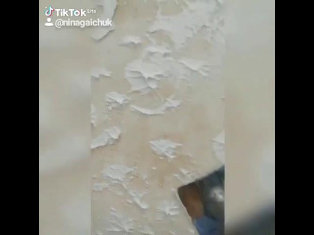 Декоративная штукатурка,,Карта мира,,из гипсовой шпатлевки и штукатурки..