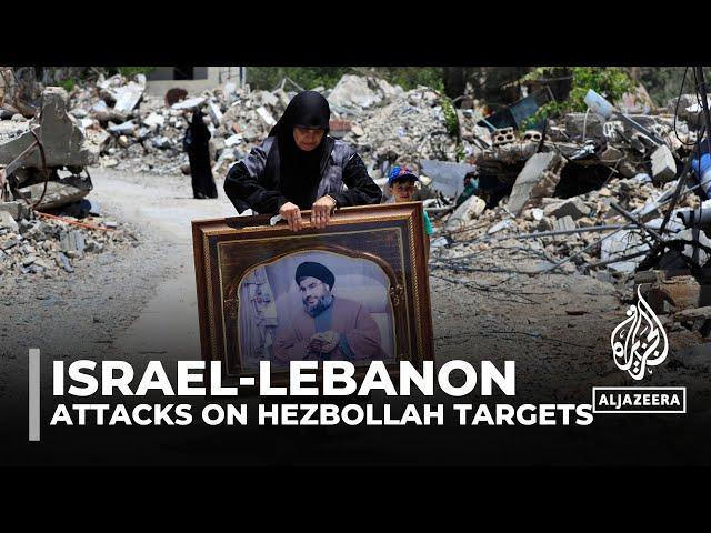 Israeli military carries out attacks on Hezbollah targets in southern Lebanon