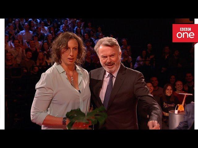 Sam Neill and Miranda Hart re-enact Jurassic Park: The Graham Norton Show 2016 - BBC