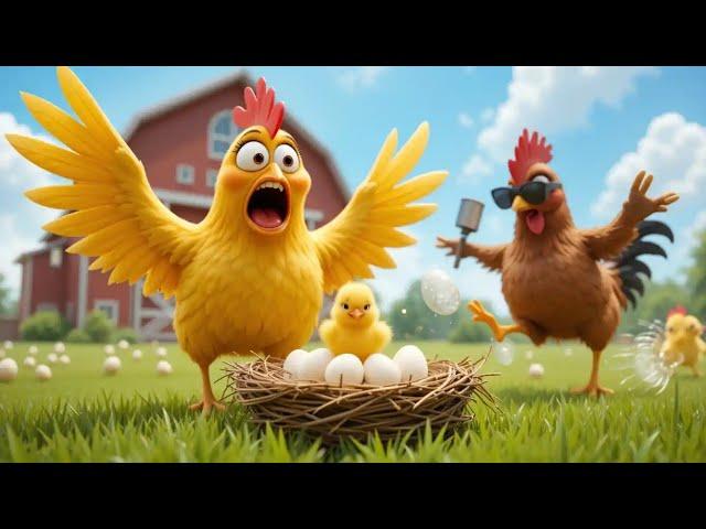 Chicken Dance Song For Kids |Nursery Rhymes For Babies |@JollyJigglesPoema