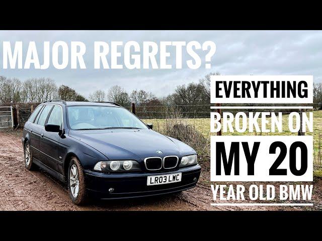 Everything *BROKEN* on my 20 Year Old BMW E39!