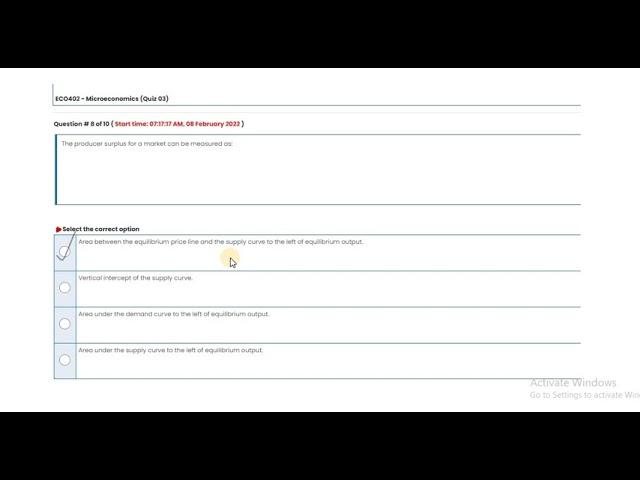 eco402 Quiz 3 202 |99% correct solution #eco402 #vu #informative vu