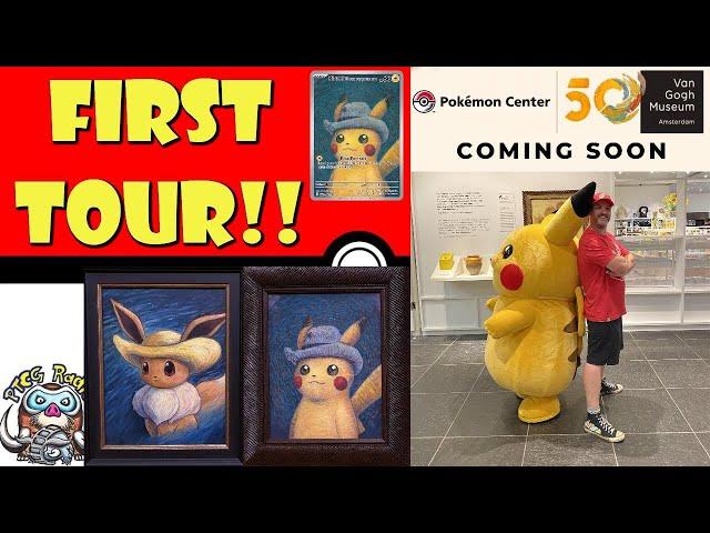 Pokémon Van Gogh Museum Tour! I was FIRST! Exclusive Merch Revealed! (Pokemon TCG News)