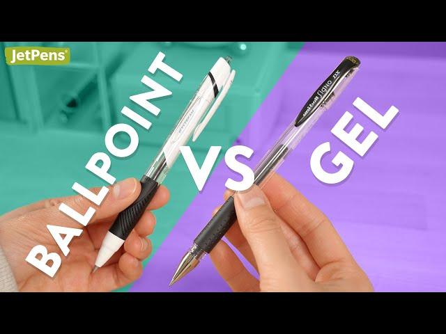 Which is BETTER? Ballpoint Vs Gel Pens 