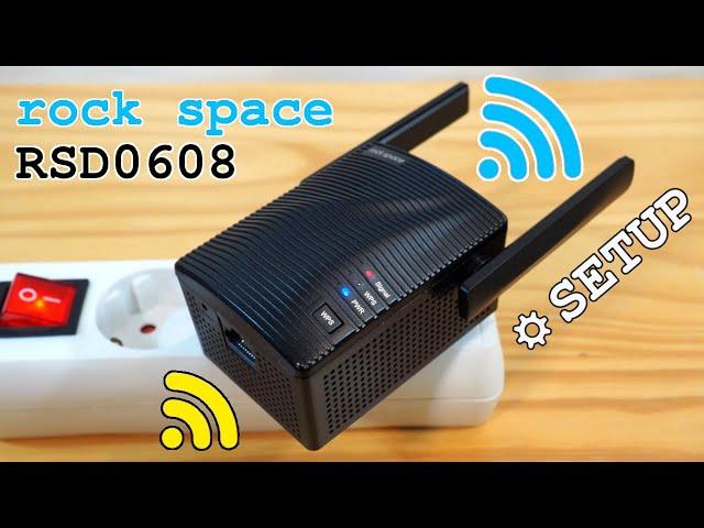 Rock Space RSD0608 Wi-Fi extender Dual Band • Unboxing, installation, configuration and test