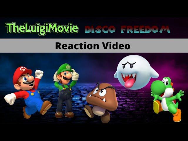 The Luigi Movie: Disco Freedom - Reaction Video - JasonMartinGaming