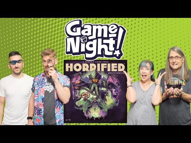 Horrified: World of Monsters - GameNight! Se12 Ep22 - How to Play and Playthrough