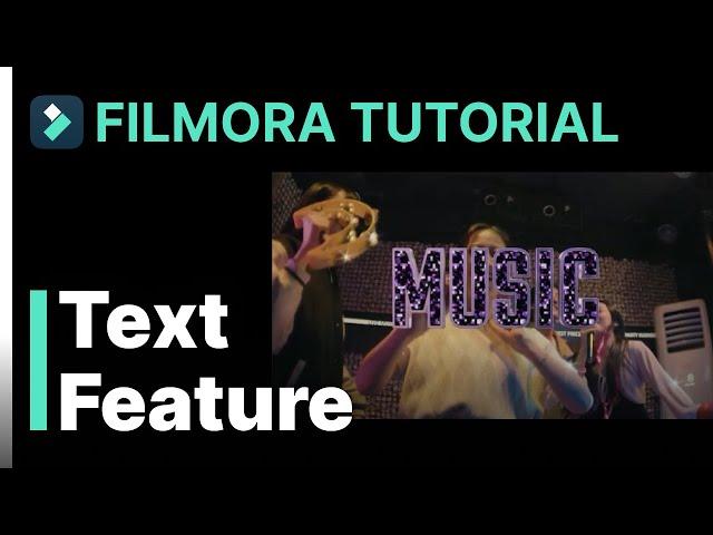 How to make your Text better in Filmora 12?