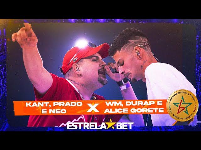 (MELHOR DE SP??) NEO, PRADO E KANT X WM, ALICE GORETE E DURAP | ESPECIAL DE TRIO | BDA 6 ANOS