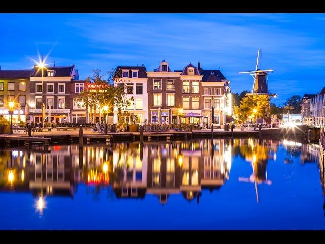 Blue Hour Photography in Leiden, Netherlands