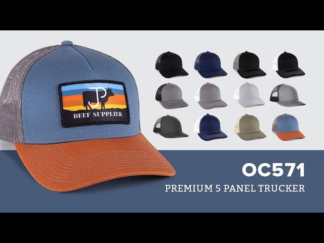 New 5 Panel Cap for 2022 - Outdoor Cap's OC571 Five Panel Trucker Cap