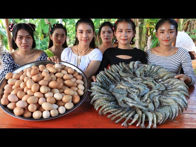 How to cook rice fried with shrimp and egg recipe in my family