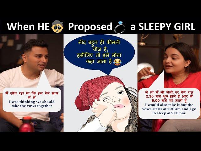 When He Proposed a Sleepy Girl | Chatting With Girl |