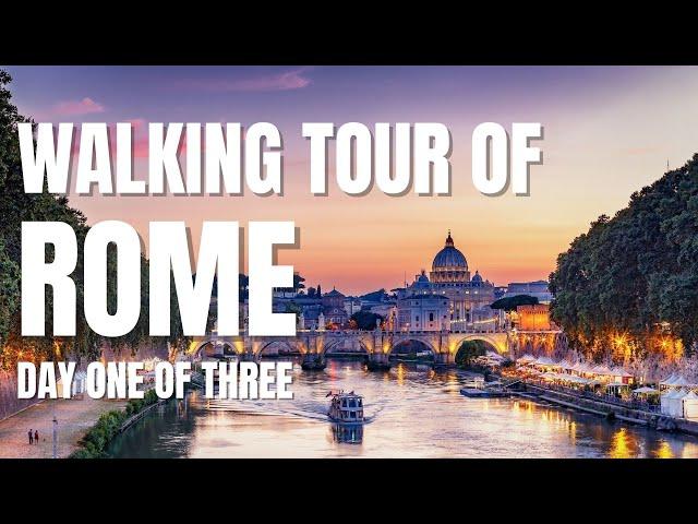 Walking tour of Rome Italy - Day One of 3 - (July 2020) Rome with few  tourists