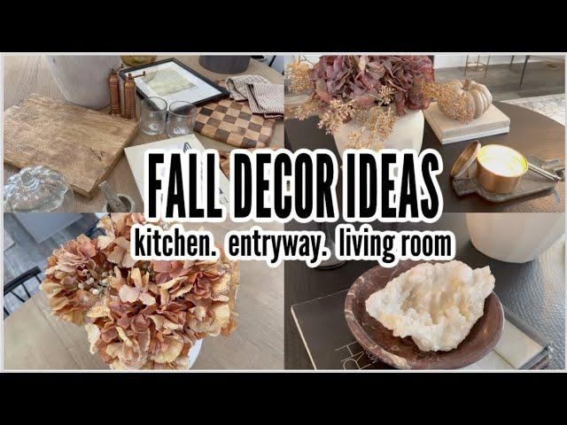 FALL DECORATING IDEAS 2024 || MINIMAL FALL DECOR || CLEAN AND DECORATE WITH ME