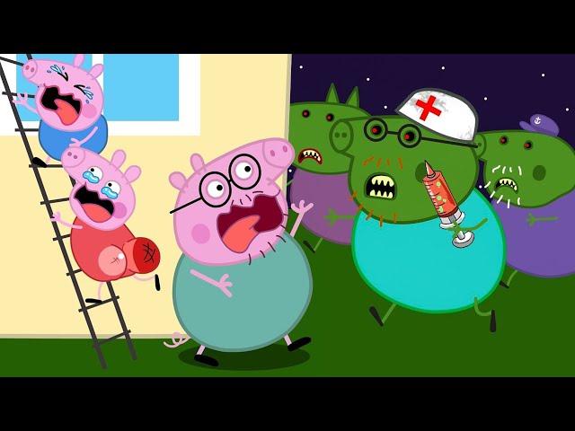Zombie Apocalypse, Horror Giant Mummy Appears At Night‍️ | Peppa Pig Funny Animation