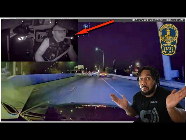 Charger Scatpack 392 Flees Virginia State Trooper that was ENJOYING his CIGAR!