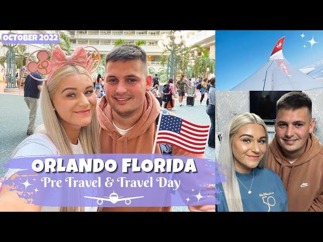 ORLANDO FLORIDA  DISNEY WORLD VLOG  Pre Travel Day & Travel Day - October 2022