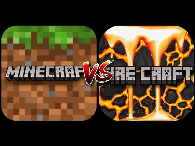 Minecraft PE VS Fire Craft