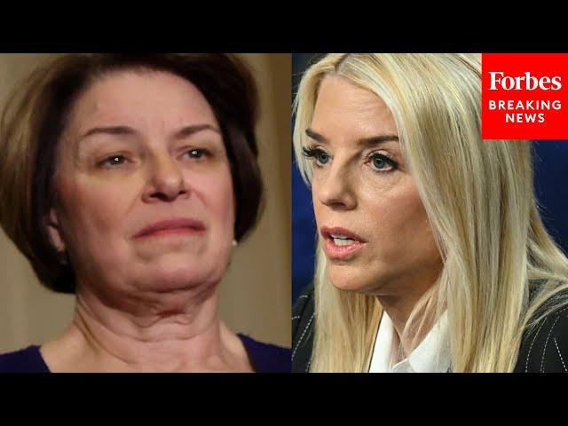 Amy Klobuchar Presses Pam Bondi About Kash Patel, Plans For DOJ At Senate Confirmation Hearing