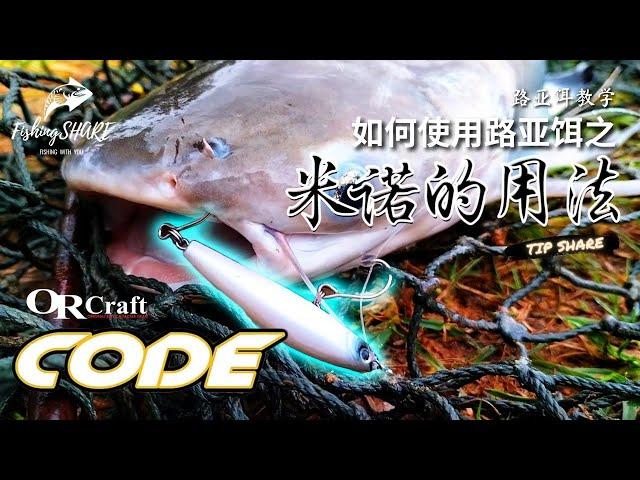 【FishingShare】ORCRAFT CODE如何使用路亚饵之米诺的用法|路亚饵教学|HOW TO USE MINNOW LURES?