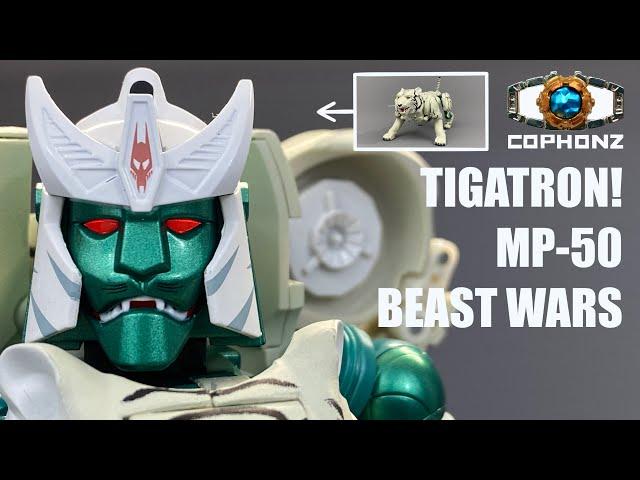 Transformers Transformed! Masterpiece MP-50 Tigatron Beast Wars clear transformation + showcase!