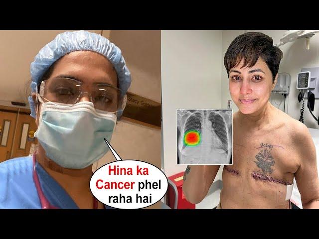 Sad News! Hina Khan Cancer Spreading in Body, Critical Condition Doctor Revealed