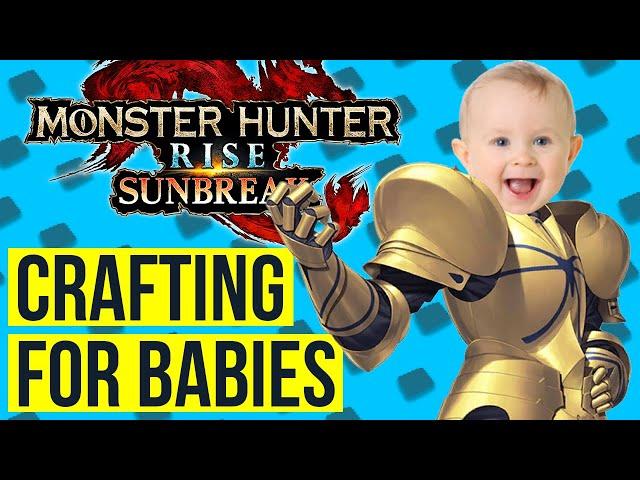 Monster Hunter Rise/Sunbreak - Weapon and Armor Crafting EXPLAINED for Beginners