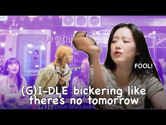 (G)I-DLE bickering like there’s no tomorrow