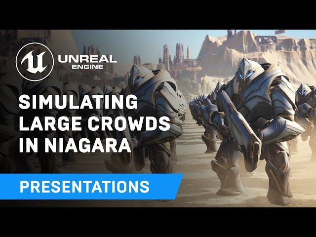 Simulating Large Crowds In Niagara | Unreal Engine